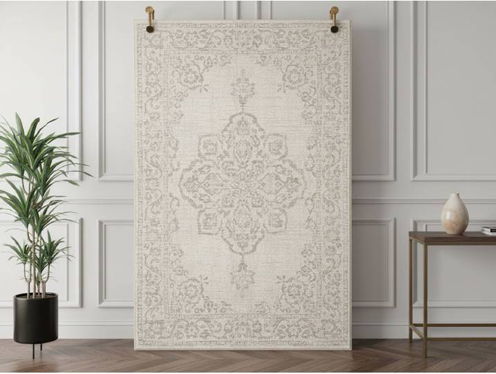 Tapis tissé plat SAMI motif vintage