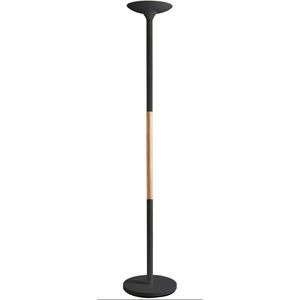 Unilux Stehlampe Pryska, LED, schwarz, 180 cm, 4000 Lumen, 40 Watt, dimmbar