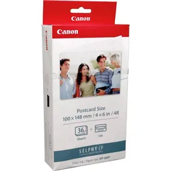 Canon Papier KP-36IP f. CP 100-400  36 Blatt 10 x 15 cm incl. Color Cartridge  7737A001