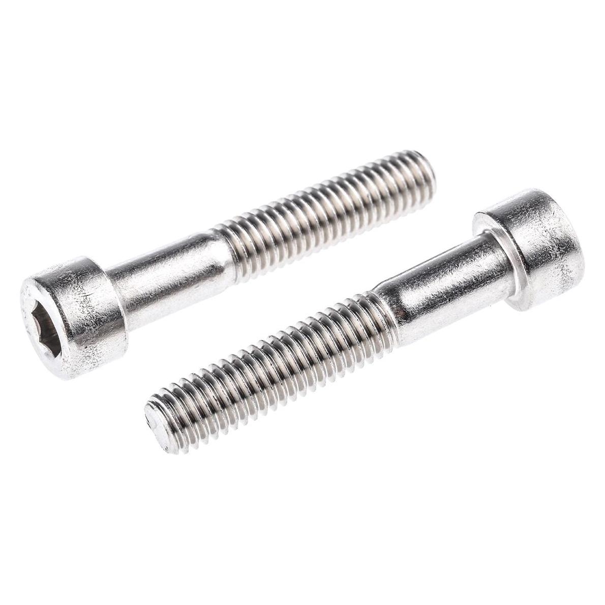 RS PRO Innensechskantschraube, Stahl, M8x45 (6604649)