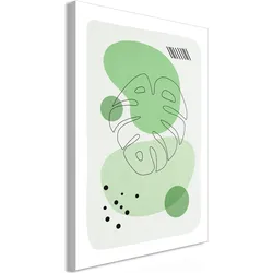 Artgeist, Bilder, Green Aesthetics of Monstera (1 Part) Vertical (80 x 120 cm)