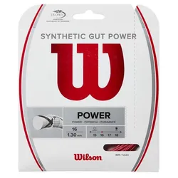 Tennissaite - Wilson - SYNTHETIC GUT POWER - rot - 12,2 m