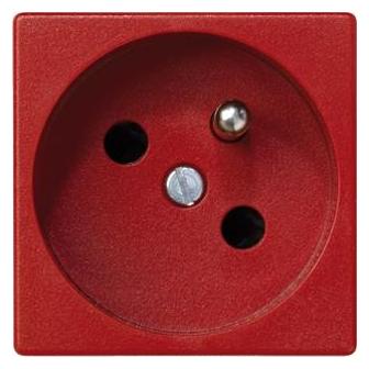 Kontakt Simon Steckdose K45 einzeln mit 16A IP20 rot - K22/6 (K22/6)