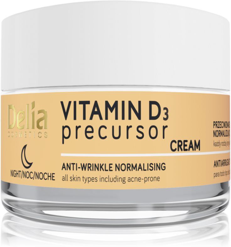 Delia Cosmetics Vitamin D3 Precursor Night Cream with anti-wrinkle effect 50 ml