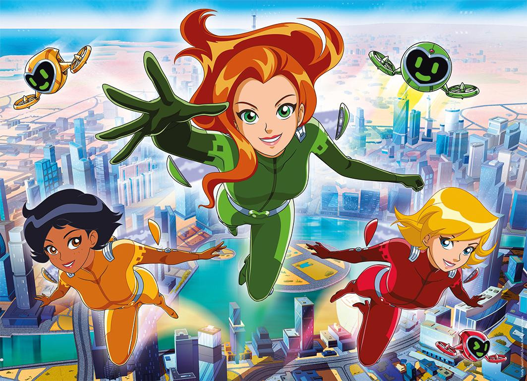 Nathan Puzzel Totally Spies Op Missie 100 stukjes