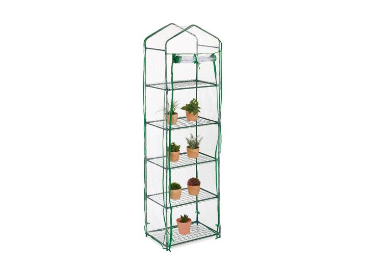 Balkon-Gewächshaus mit PVC-Folie Dunkelgrün-Transparent