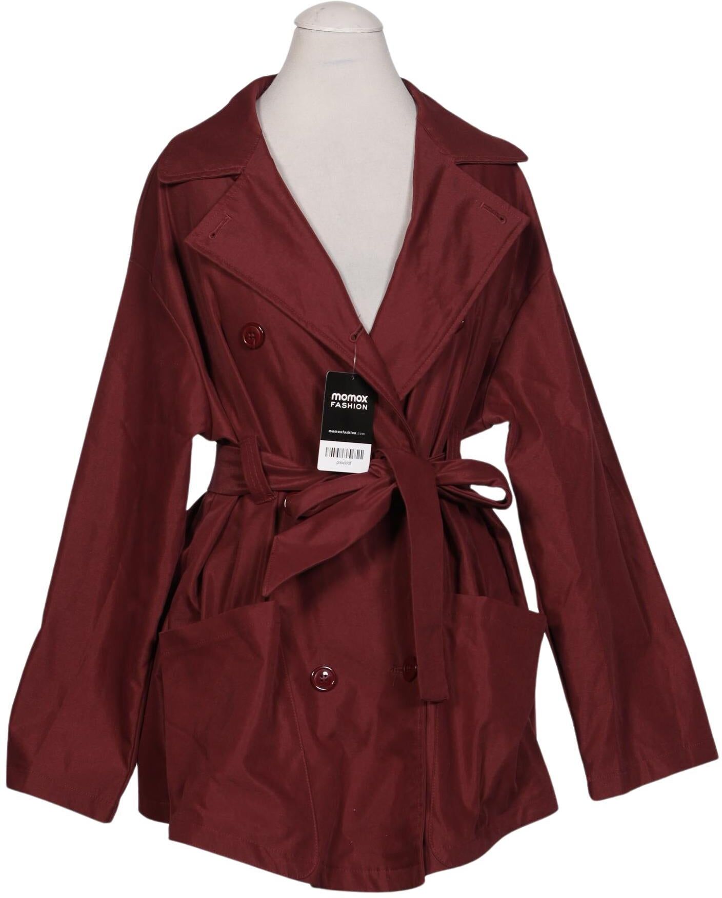 Forever 21 Damen Jacke, Bordeaux, Gr. EU 34, Synthetik - Second Hand