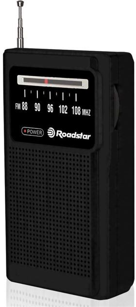 Roadstar Rádio Portátil de Bolso  TRA-1230/BK Preto