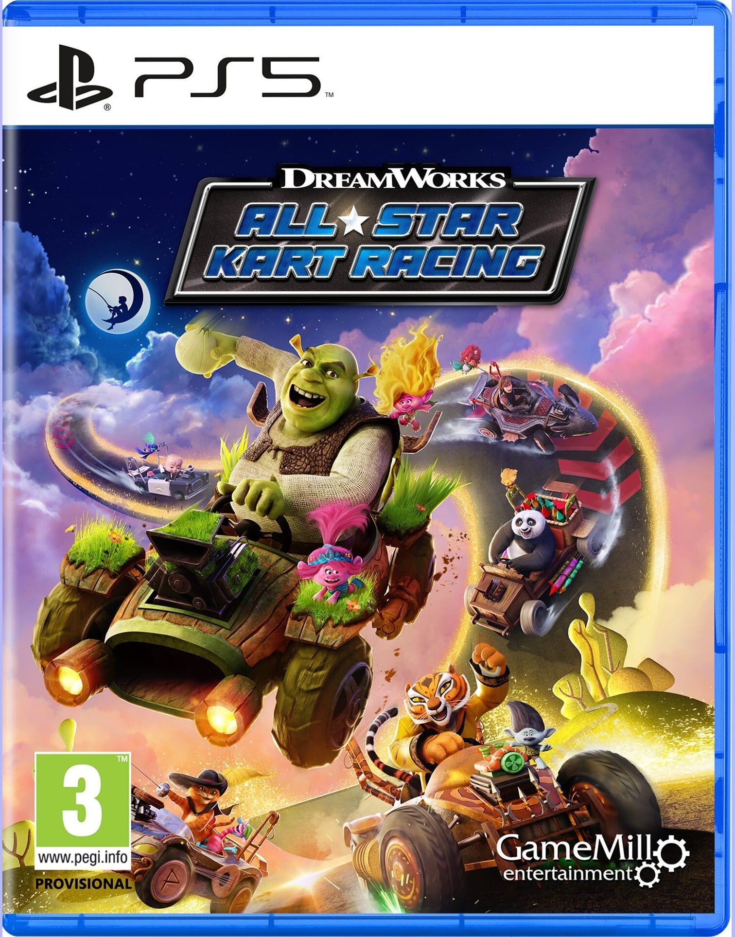 GAMEMILL ENTERTAINMENT DreamWorks All-Star Kart Racing for PlayStation 5 (Disc) Action Game