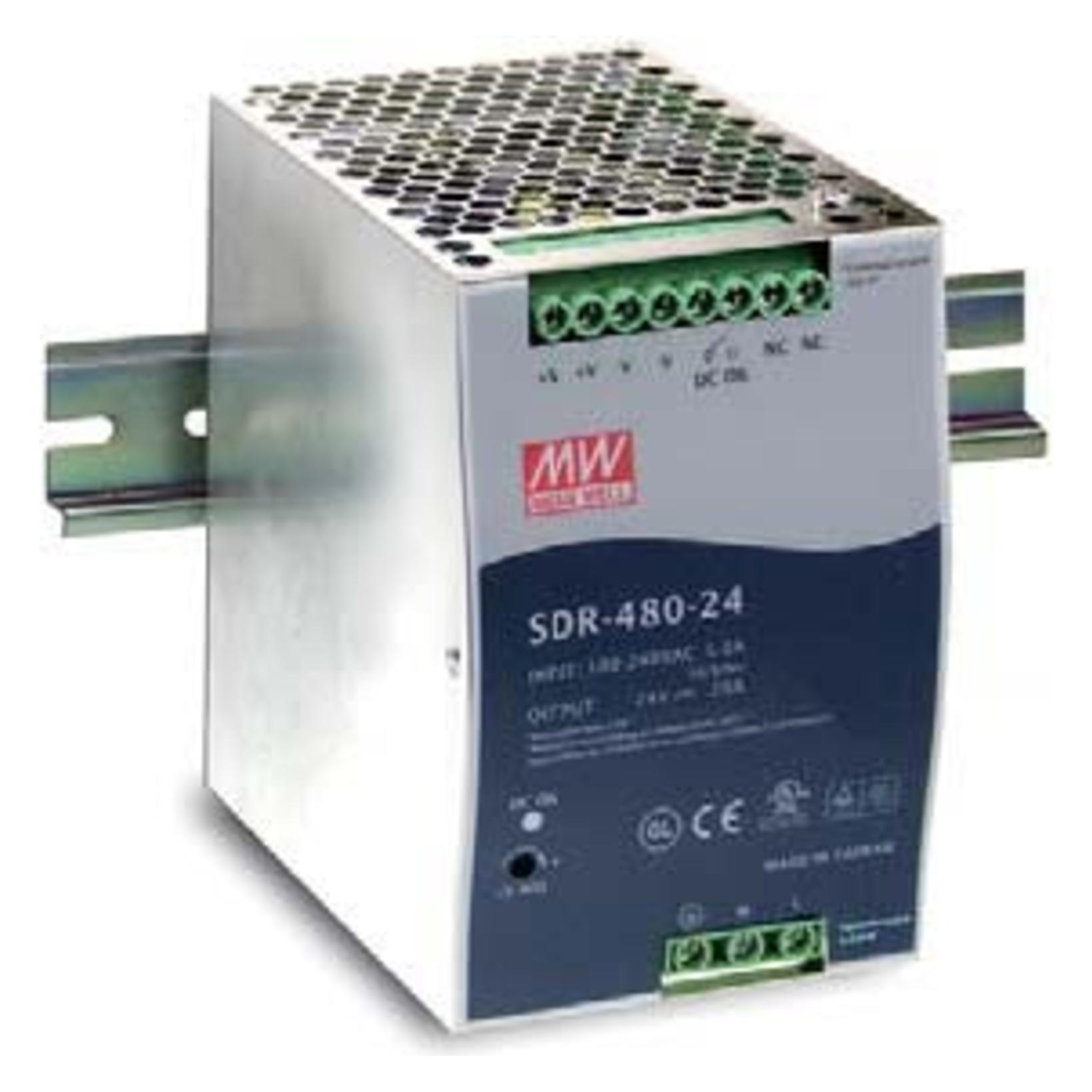 MeanWell HutschienenNetzteil (DINRail) (SDR-480-24)