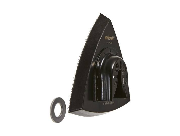 Wolfcraft Delta-Haft-Schleifplatte 9.5 cm