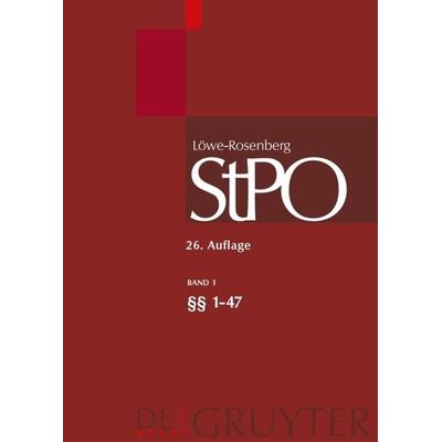Löwe/Rosenberg. Die Strafprozeßordnung und das Gerichtsverfassungsgesetz / Einleitung; §§ 1-47; Sachregister, Gebundene Ausgabe von , De Gruyter,