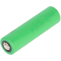 Sony Konion US18650VTC5D Akku 65x18,2mm, 3,6V bis 3,7V 2800mAh, maximal 35A Stromabgabe, Button Top, Pluspol erhöht