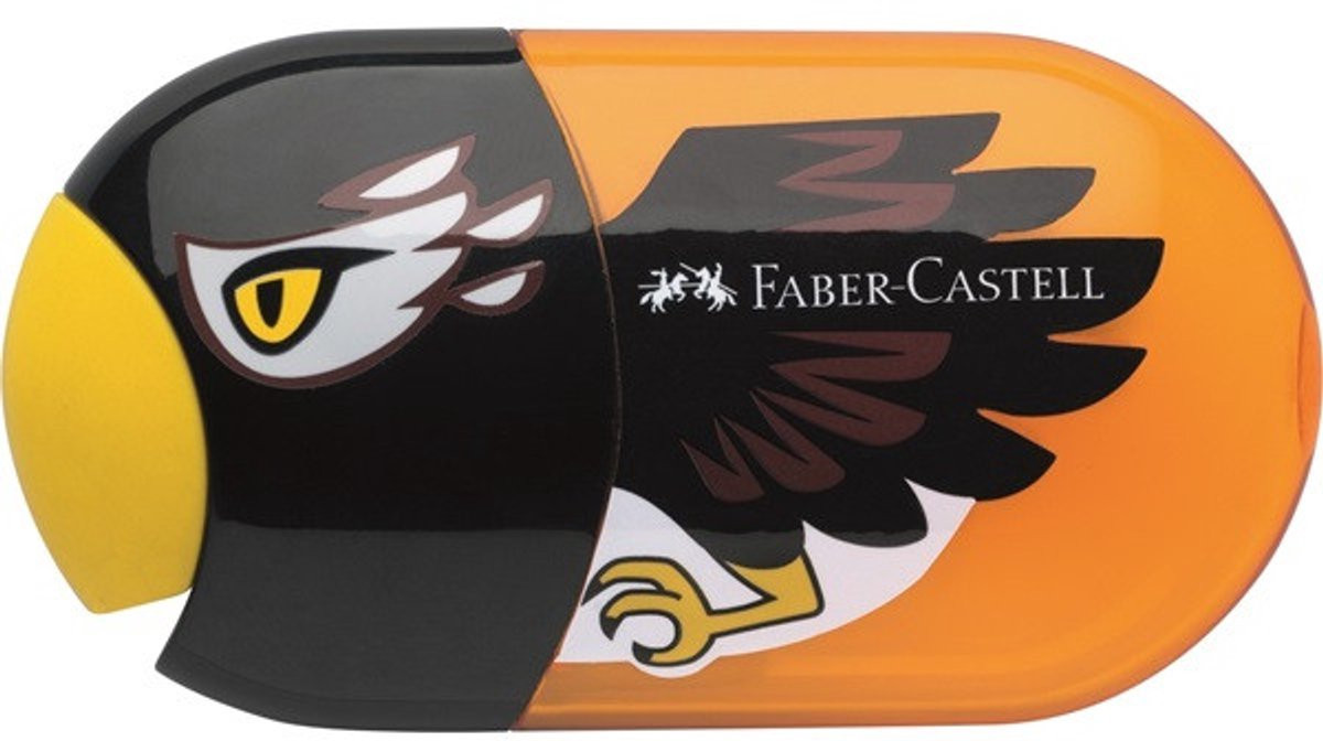 Faber-Castell Eagle Handmatige puntenslijper Oranje Zwart