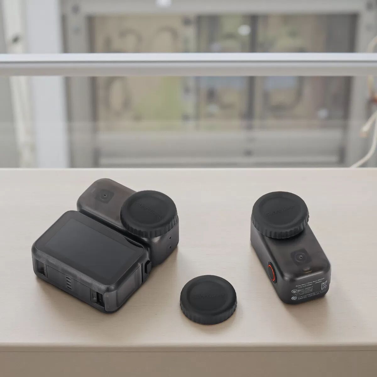 INF Silikon-Objektivkappe kompatibel mit Osmo Nano — Schwarz, flexible Passform, staubdicht und kratzfest