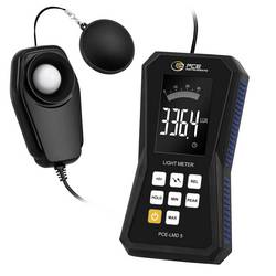 PCE Instruments Luxmessgerät PCE-LMD 5 0 … 400.000Lux Footcandle Akku wiederaufladbar Speicher USB externe Sonde