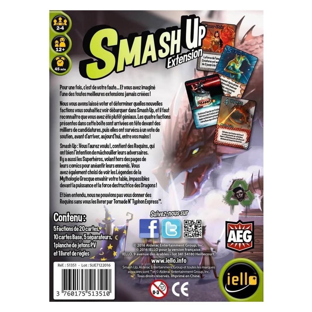 Iello Jeu - Smash Up : Vous l'Aurez Voulu (Ext.6) (Französisch, 2 - 4 Spieler) (51351)