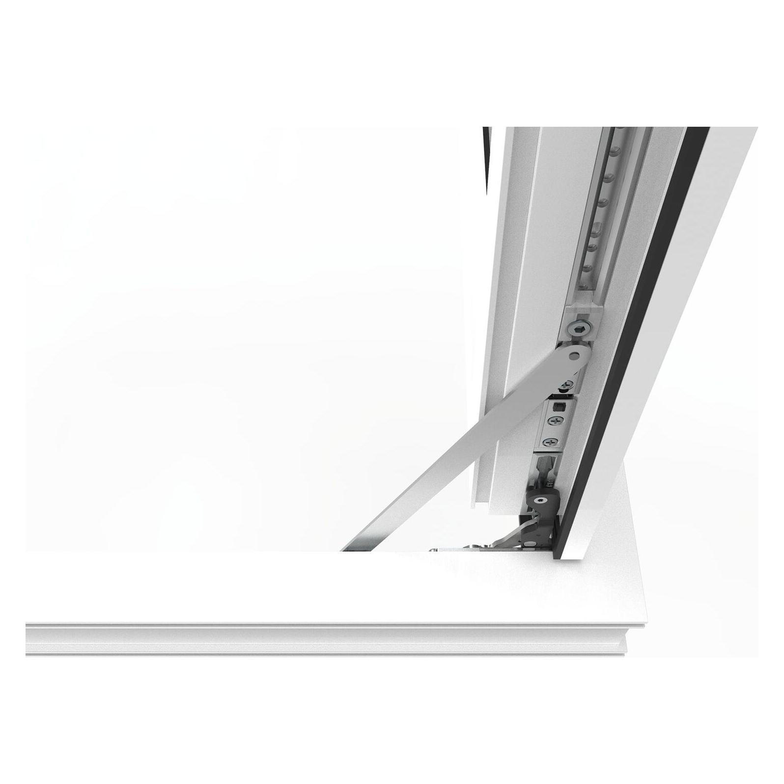 Maco Öffnungsbegrenzung m. Bremse, Armlänge 145mm, FFB 280-380, silber (52976) (52976)