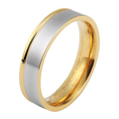 Partnerring AKZENT "Meinke, langlebig" Gr. 64, silber (silberfarbig), Fingerringe, Herren, 64, Edelstahl