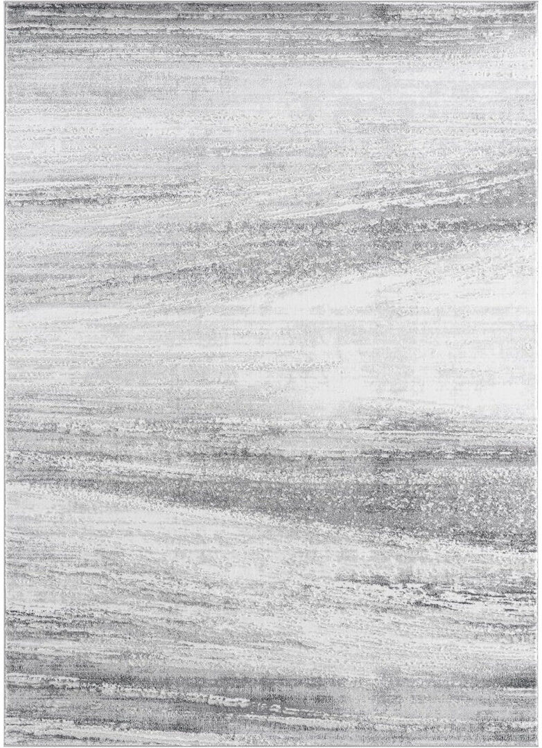 Ruglenza Home Ruglenza Modern Area Rug - Soft Pile Easy Clean Carpet for Living Room & Bedroom, Durable Synthetic Fibre, Stylish Home Decor Rug Anthracite-Brushed 120 x 170 cm