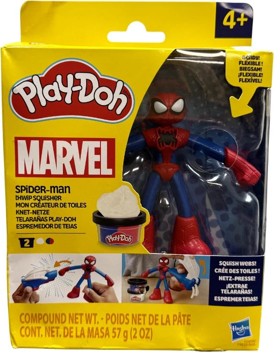 Hasbro Play-Doh Marvel Spider-Man, 2 Stück