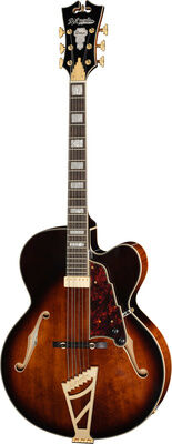 DAngelico Premier EXL1 Brown Burst Brown Burst