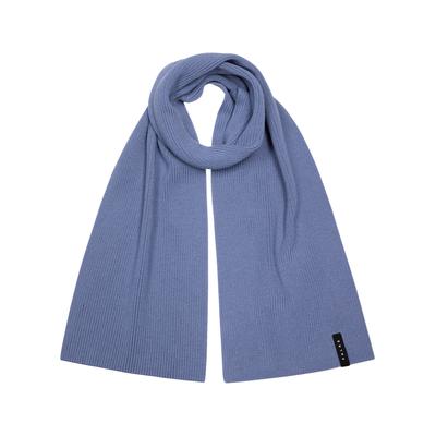 Schal FALKE "FALKE Schal", Jungen, Gr. onesize, blau steel (6958), Modetücher Schal