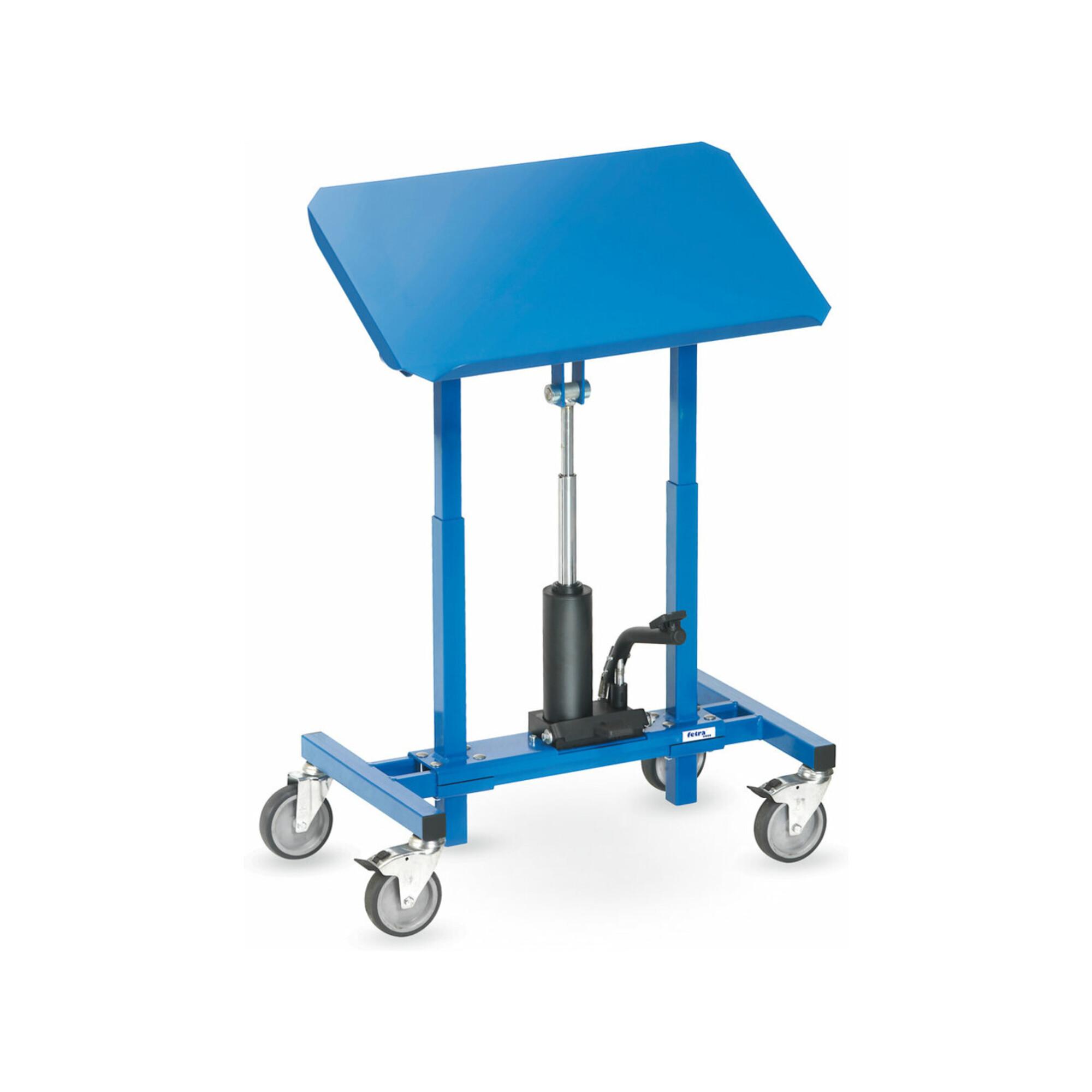 fetra Materialständer 3286, Tragkraft 250kg, neigbar, stufenlos höhenverstellbar mit Hydraulikpumpe)