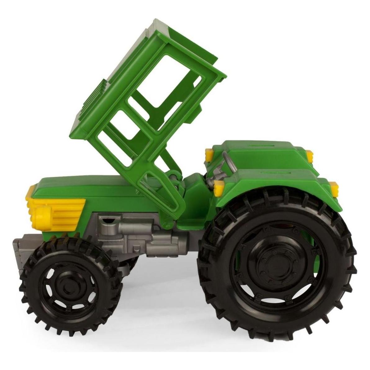 Wader Farm Traktor grün mit Anhänger (35022)
