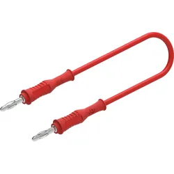 PJP 2019-100R - Messleitung, 1,0 mm2,  1,0 m, rot