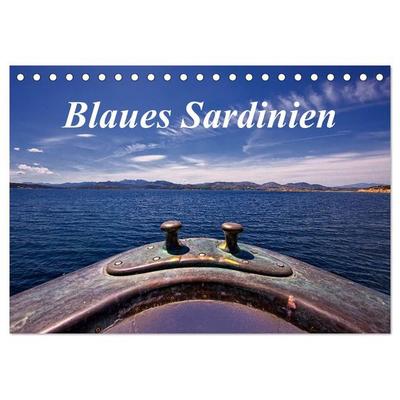 Blaues Sardinien (Tischkalender 2026 DIN A5 quer), CALVENDO Monatskalender
