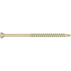 3,2x50 mm Massivholzdielen-Schrauben gelb verzinkt, TX10, Bohrspitze, 1000 Stk./Paket