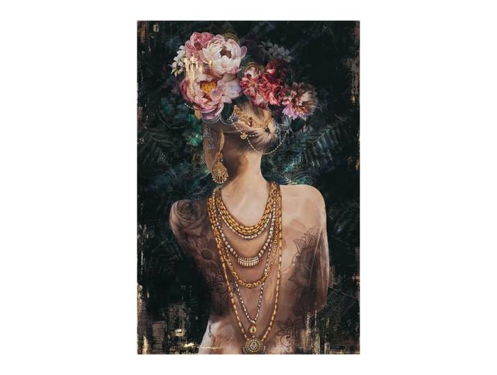 Leinwandbild Arte, Alldecor, beige/rosa/schwarz
