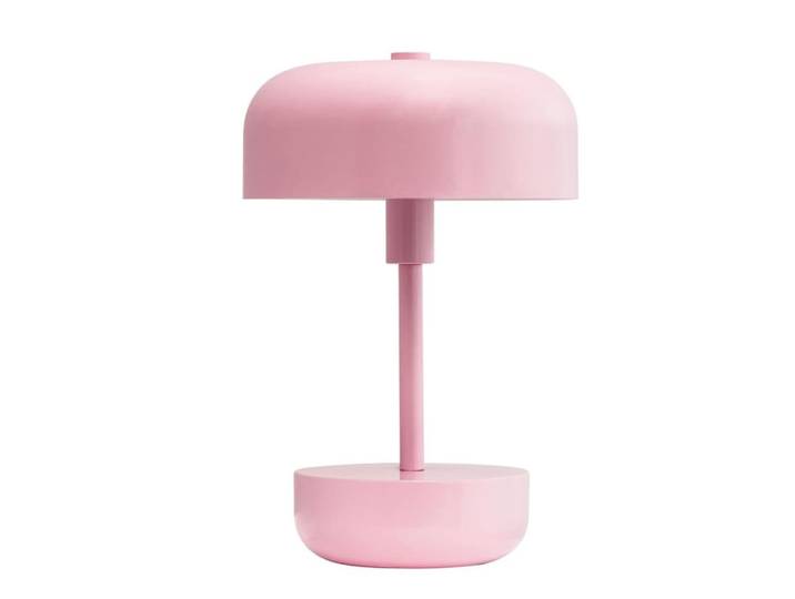 Lampe à poser led rechargeable rose