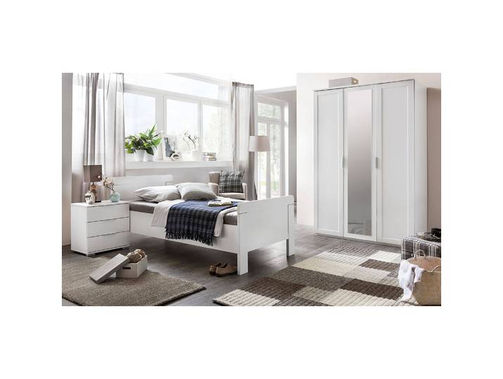Table de nuit Easy Plus II 52 x 58 x 38cm Blanc/Blanc