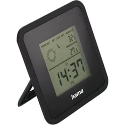 hama Thermometer Borneo, schwarz