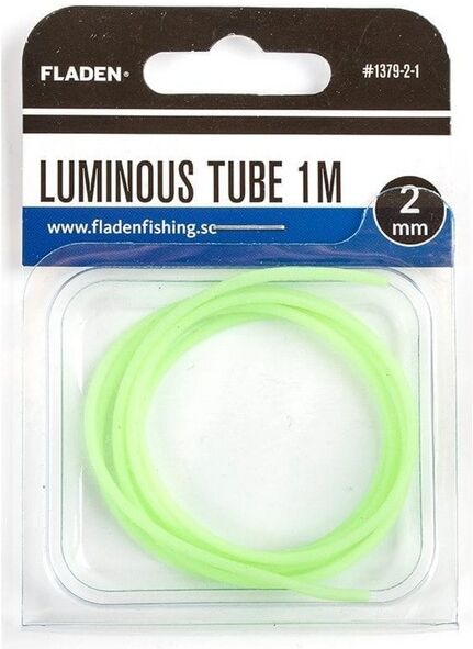 Fladen Luminous Tube 1m-Grøn-2mm