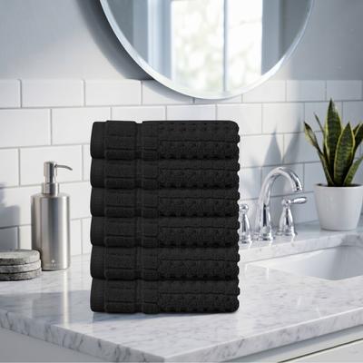 Home Weavers Inc Home Weavers Willow Collection 630GSM Cotton Zero Twist Super Absorbent Wash Cloth - 13x13