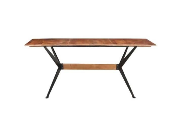 HKQWPBF Esstisch 180x90x76 cm Mango Massivholz Massives Mangoholz, dichter Maserung, Industrie-Stil, Essbereich, tägliche Nutzung