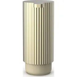 Of Line Seifenspender goldfarben mit sandfarbenem Sockel