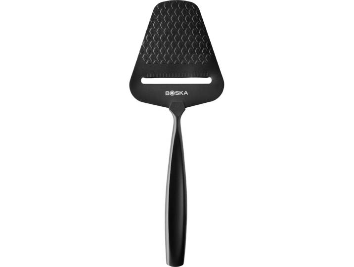 Boska Kaasschaaf Monaco+ Dark - Design kaasschaaf - Kaasschaaf voor harde kaas - Kaasschaaf donker - RVS - Vaatwasserbestendige kaasschaaf - Cadeautip - Keukengerei - Keuken accessoires
