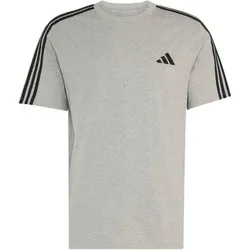 ADIDAS Herren Shirt Essentials 3-Streifen, Single Jersey, Branding, Größe XXL in Grau Grau