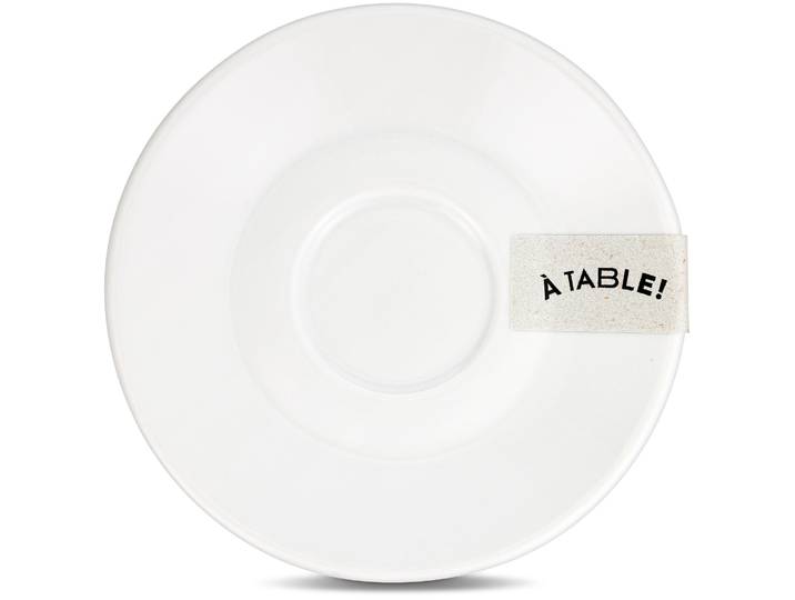 À Table! Untertteller Kaffeetasse Porzellan