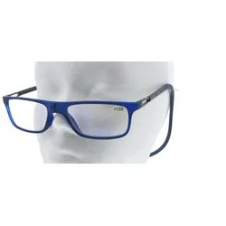Magnetlesebrille zum Umhängen Köln blau mit Blaulichtfilter