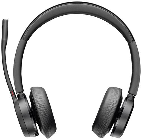 HP Poly Voyager 4320 USB-A Headset +BT700 Dongle On Ear Headset Bluetooth Stereo Schwarz Lautstärkeregelung