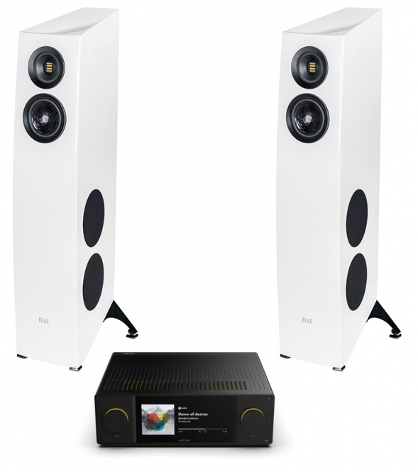 Elac Elac CONCENTRO S 509.2 - weiß + Arcam SA45