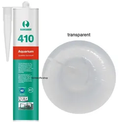 Ramsauer 410 Aquarium transparent 1K Silikon Dichtstoff 310ml Kartusche