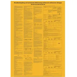 Hein Industrieschilder, Sicherheitskennzeichnung, GmbH HEIN 35978 Aushang HEIN 35978 Brandbekämpfung elektrischen Anlagen Alu