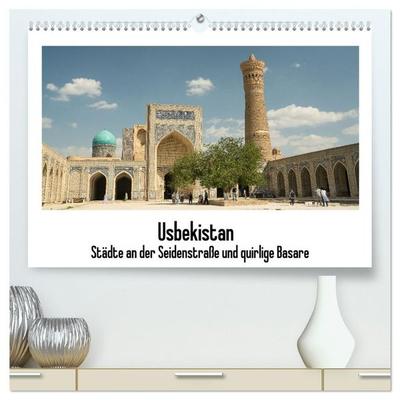 Usbekistan (hochwertiger Premium Wandkalender 2027 DIN A2 quer), Kunstdruck in Hochglanz