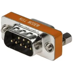 RS PRO Sub-D Adapter, Stecker 9-polig zu Buchse 9-polig, Elektronikkabel + Stecker, Silber